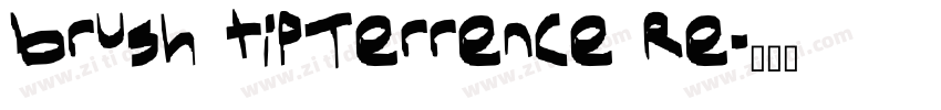 brush tipTerrence Re字体转换
